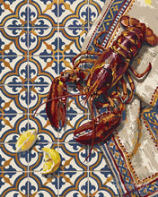Charger l'image dans la galerie, Peinture par numéros Figured'Art Homard et Azulejos