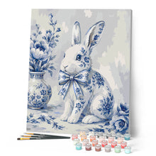 Charger l'image dans la galerie, Petit Lapin style Delft