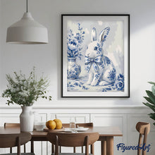Charger l'image dans la galerie, Petit Lapin style Delft