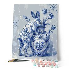 Charger l'image dans la galerie, Lapin style Delft