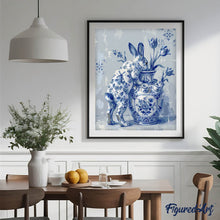 Charger l'image dans la galerie, Lapin style Delft