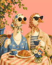 Charger l'image dans la galerie, Peinture par numéros Figured'Art Fleurs et Brunch