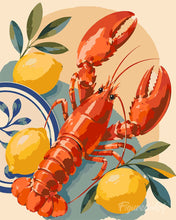 Charger l'image dans la galerie, Peinture par numéros Figured'Art Homard et Citrons