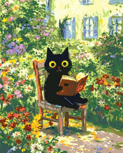 Charger l'image dans la galerie, Peinture par numéros Figured'Art Lecteur dans le Jardin de Monet