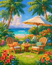 Charger l'image dans la galerie, Peinture par numéros Figured'Art Havre tropical