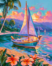 Charger l'image dans la galerie, Peinture par numéros Figured'Art Paradis du marin