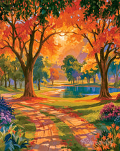 Charger l'image dans la galerie, Peinture par numéros Figured'Art Sentier d’automne enchanté