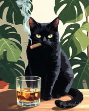 Charger l'image dans la galerie, Peinture par numéros Figured'Art Moustaches et whisky