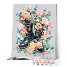 Charger l'image dans la galerie, Bottines fleuries