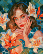 Charger l'image dans la galerie, Peinture par numéros Figured'Art Muse florale