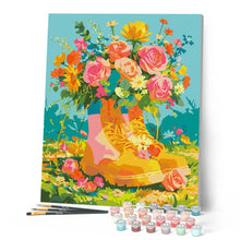 Charger l'image dans la galerie, Bottines et fleurs