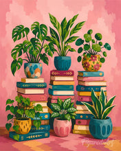 Charger l'image dans la galerie, Peinture par numéros Figured'Art Bibliothèque botanique