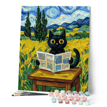 Charger l'image dans la galerie, Le chat curieux de Van Gogh