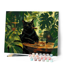 Charger l'image dans la galerie, Chat noir dans la nature sauvage