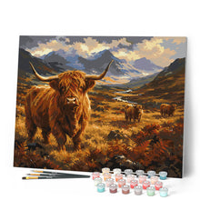 Charger l'image dans la galerie, Troupeau de Highlands dans le Glen