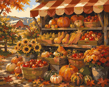 Charger l'image dans la galerie, Peinture par numéros Figured'Art Étal Rustique de Ferme en Automne