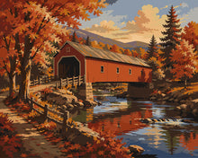 Charger l'image dans la galerie, Peinture par numéros Figured'Art Pont Couvert en Automne