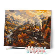 Charger l'image dans la galerie, Train à Vapeur dans la Vallée en Automne