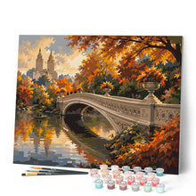 Charger l'image dans la galerie, Central Park en Automne avec le Bow Bridge