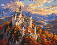 Charger l'image dans la galerie, Peinture par numéros Figured'Art Château de Neuschwanstein en Automne