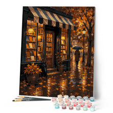Charger l'image dans la galerie, Librairie d'Automne sous la Pluie