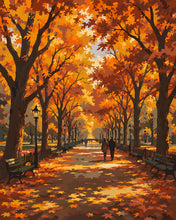 Charger l'image dans la galerie, Peinture par numéros Figured'Art Promenade à Central Park en Automne