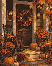 Charger l'image dans la galerie, Peinture par numéros Figured'Art Véranda d'Automne Douillette