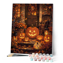 Charger l'image dans la galerie, Jack o Lantern devant la Porte