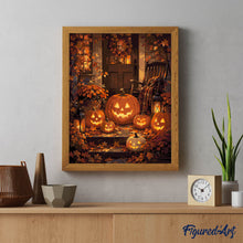 Charger l'image dans la galerie, Jack o Lantern devant la Porte