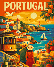 Charger l'image dans la galerie, Peinture par numéros Figured'Art Affiche de voyage Portugal