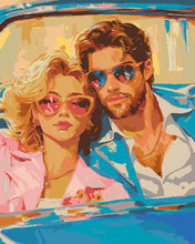 Charger l'image dans la galerie, Peinture par numéros Figured'Art Amour vintage en road trip