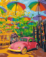 Charger l'image dans la galerie, Peinture par numéros Figured'Art Balat, Istanbul - La rue aux parapluies
