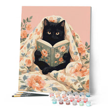 Charger l'image dans la galerie, Chat noir dans des couvertures