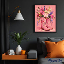 Charger l'image dans la galerie, Bouquet et bottes de cow-girl