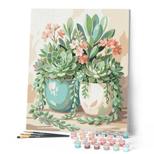 Charger l'image dans la galerie, Succulentes en fleurs