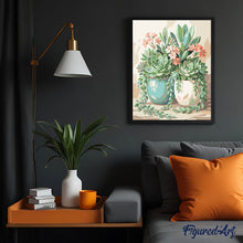 Charger l'image dans la galerie, Succulentes en fleurs
