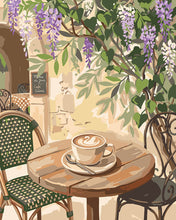 Charger l'image dans la galerie, Peinture par numéros Figured'Art Café et glycine