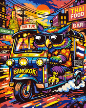 Charger l'image dans la galerie, Peinture par numéros Figured'Art Tuk-tuk à Bangkok