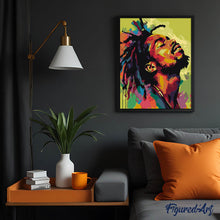 Charger l'image dans la galerie, Homme reggae - Street art abstrait