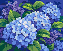 Charger l'image dans la galerie, Peinture par numéros Figured'Art Hortensia bleu