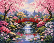 Charger l'image dans la galerie, Peinture par numéros Figured'Art Pont du jardin japonais