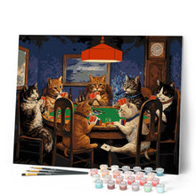 Charger l'image dans la galerie, Chats jouant au poker