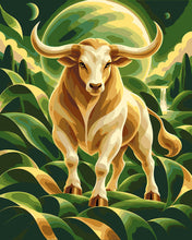 Charger l'image dans la galerie, Peinture par numéros Figured'Art Taureau Zodiaque Cosmique