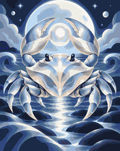 Charger l'image dans la galerie, Peinture par numéros Figured'Art Cancer Zodiaque Cosmique