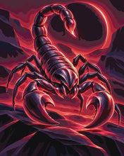 Charger l'image dans la galerie, Peinture par numéros Figured'Art Scorpion Zodiaque Cosmique