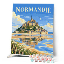 Charger l'image dans la galerie, Affiche de Voyage Normandie