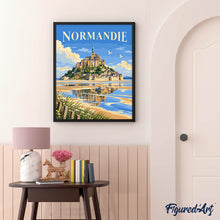 Charger l'image dans la galerie, Affiche de Voyage Normandie
