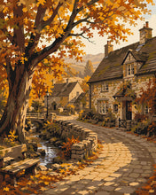 Charger l'image dans la galerie, Peinture par numéros Figured'Art Sentier du Village en Automne