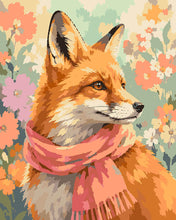 Charger l'image dans la galerie, Peinture par numéros Figured'Art Renard parmi les Fleurs