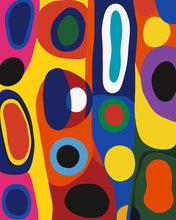Charger l'image dans la galerie, Peinture par numéros Figured'Art Abstrait Géométrique Tribal